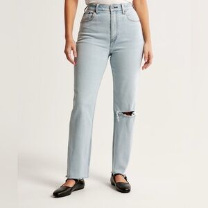 Abercrombie High Rise Skinny Jean Light Wash